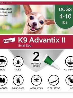 Elanco K9 Advantix II Small Dog Flea & Tick Treatment - Green